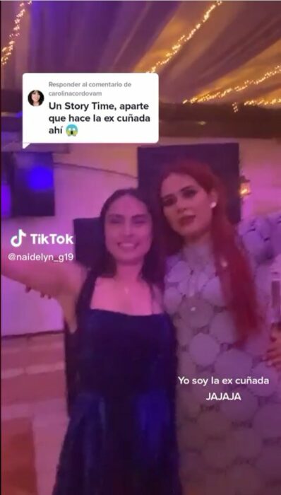 chica celebró su no boda hasta con su excuñada