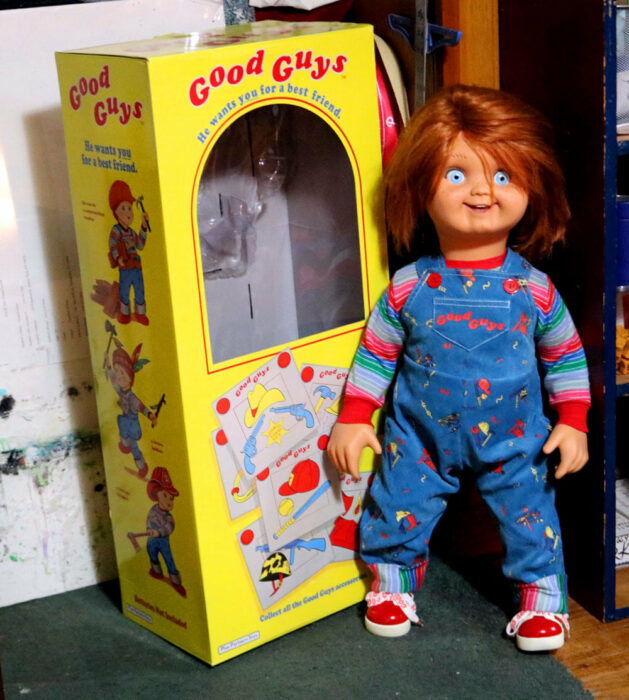 Imagen que muestra a un juguete del famoso muñeco Chucky 