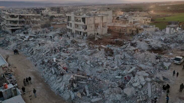 Escombros tras terremoto en Turquía 