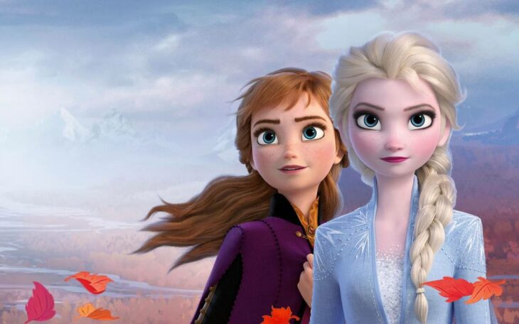 ana y elsa de frozen