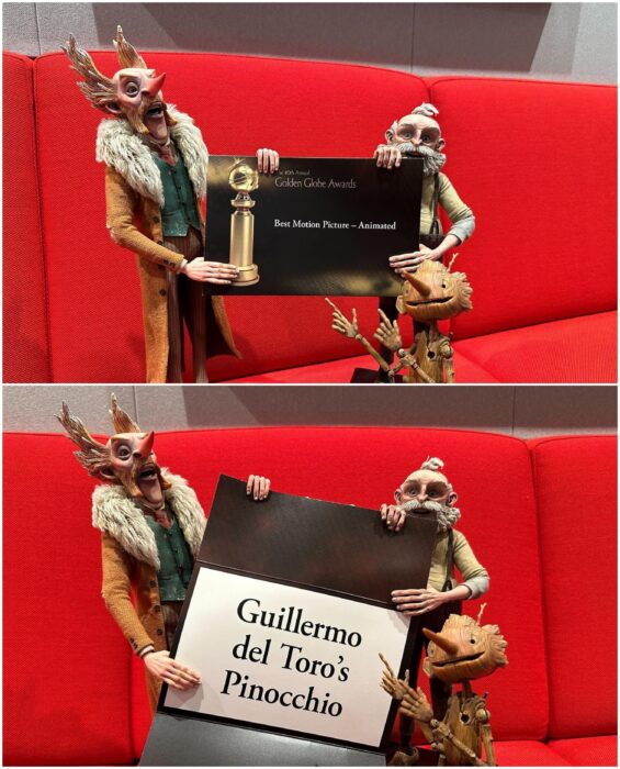 Guillermo del Toro wins a Bafta 'Pinocchio' wins the award for best animated film