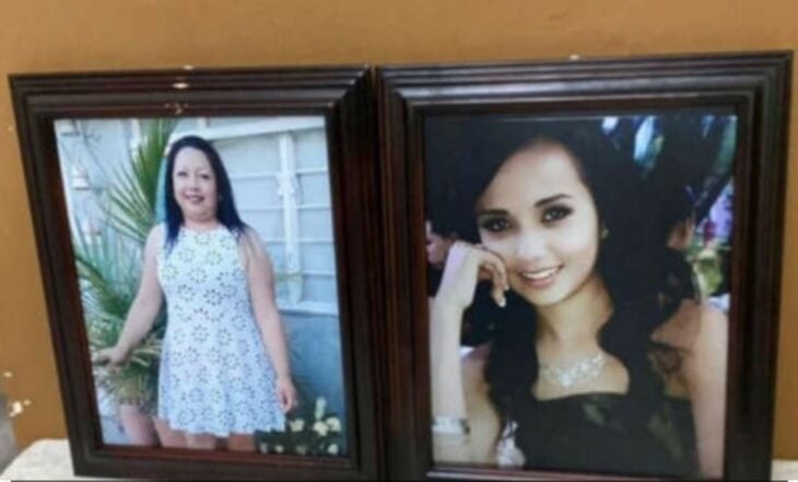photographs of Liliana and Alondra women who were murdered in the Poncitlán Public Ministry in Jalisco 