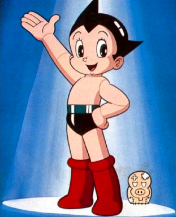 image de la caricature japonaise d'Astro boy 