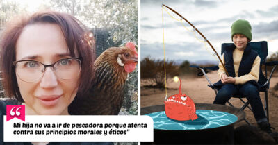 Mamá vegana se niega a disfrazar a su hija como pescadora, lo considera ofensivo