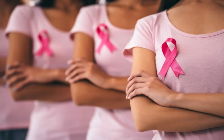 promocional contra el cáncer de mama 