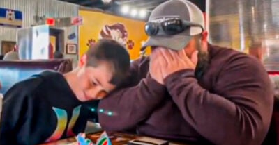 Niño conmueve a su padrastro tras pedirle que lo adopte y él llora de emoción