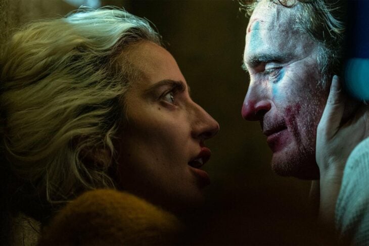 Imagen de Lady Gaga y Joaquin Phoenix en sus personajes de el Joker 2 