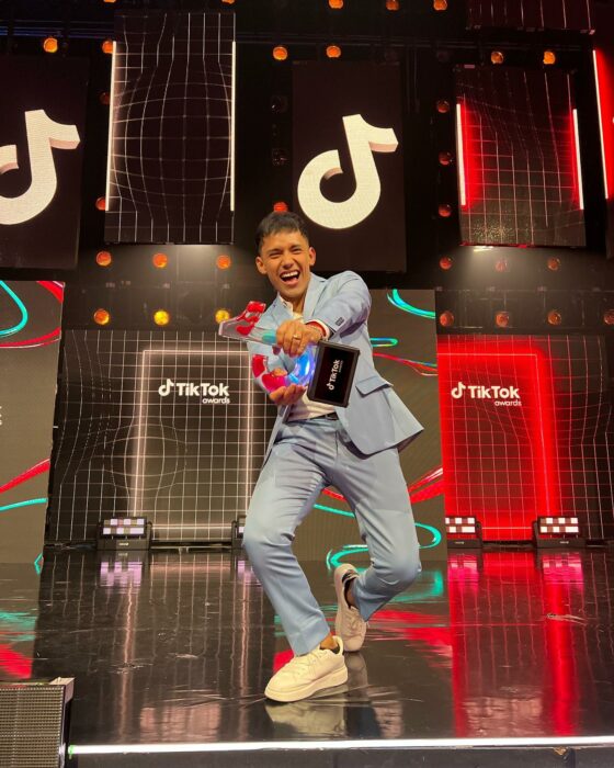 Ruben Tuesta en tiktok awards