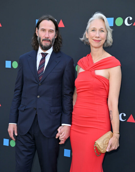 Keanu Reeves and Alexandra Grant