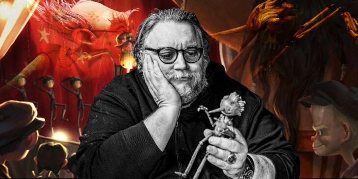 guillermo del toro con pinocho 