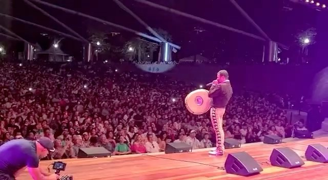 Pablo Montero en un escenario 