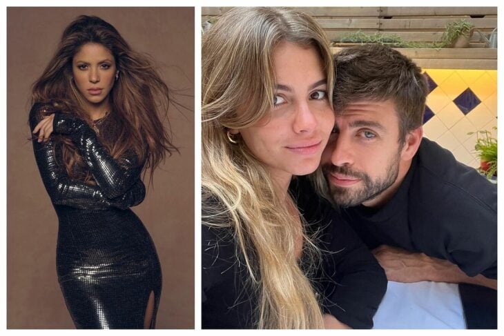 Shakira/Selfie de Gerard Piqué y Clara Chía 