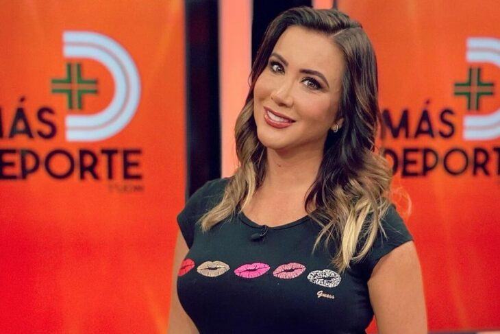 Mariazel en el programa de deportes