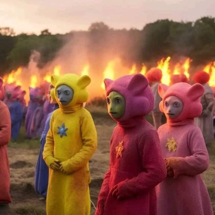 Midsommar type Teletubbies