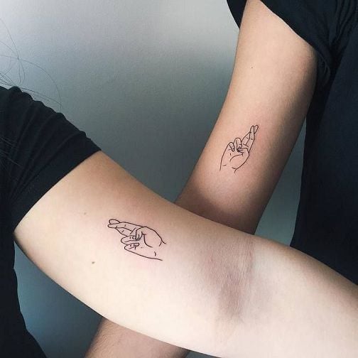 tatuaje para mejores amigas promesa 