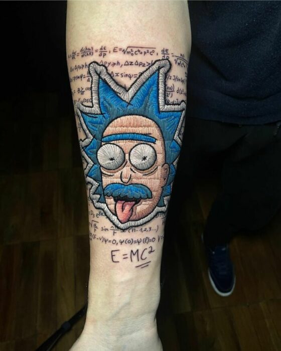 tatuaje de Rick bordado