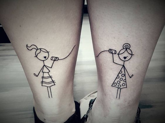 tatuaje de amigas del chismesito