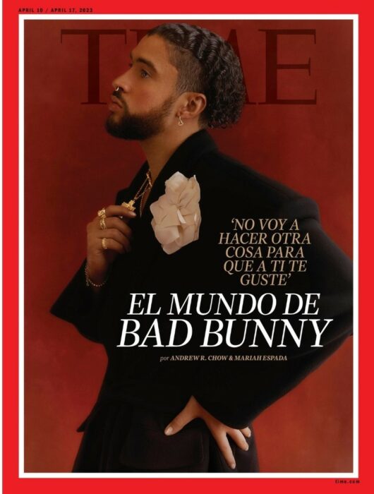 Bad bunny en la portada de time