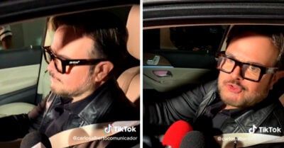 Aleks Syntek atropella a una mujer saliendo del funeral de Chabelo