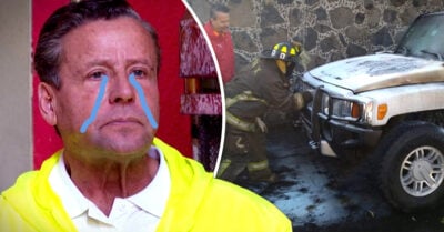 Alfredo Adame es golpeado nuevamente por la vida: se incendia su camioneta