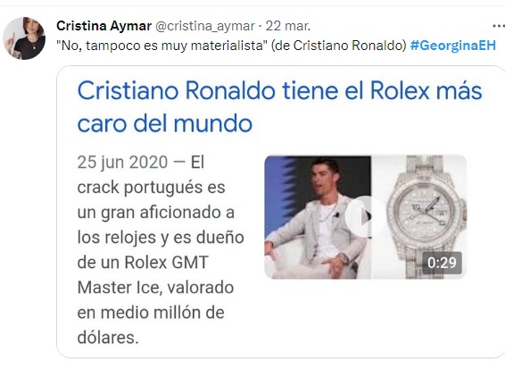 reacción cristiano con el reloj mas caro del mundo 