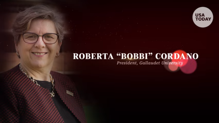 Roberta Bobbi Cordano posa en una imagen como mujer del año para USA Today