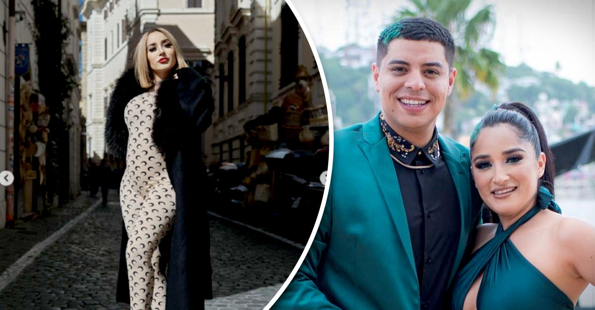 Eduin Caz’s wife moves away from the controversy and goes to Europe after the singer’s apology