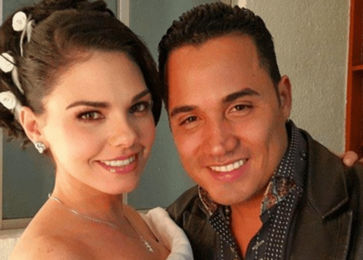 Livia Brito posa junto a su entonces pareja el cantante Danny Frank