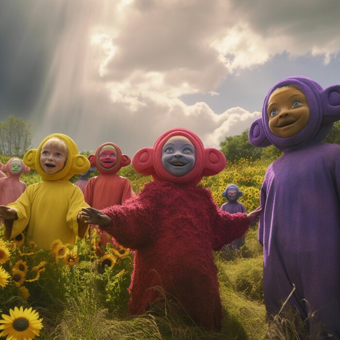 Midsommar type Teletubbies