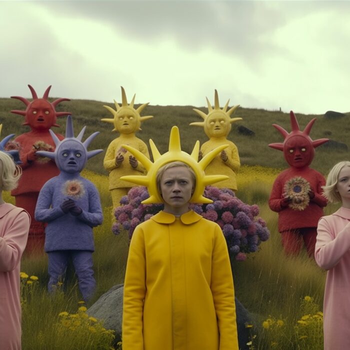 Midsommar type Teletubbies