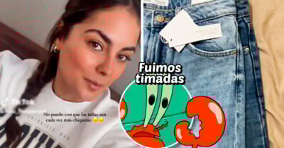 Influencer expone el engaño en las tallas de una marca de ropa