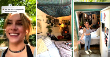 Joven presume que se independizó; vive en el jardín de sus padres