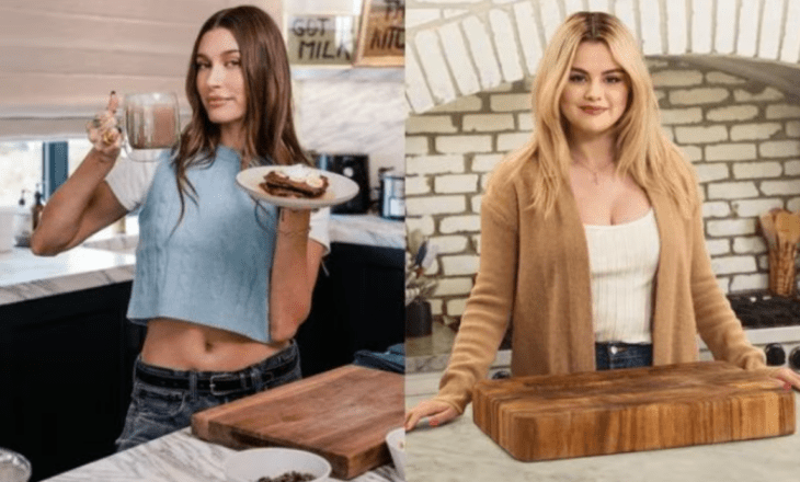 Hailey Bieber y Selena Gómez con sus programas de cocina