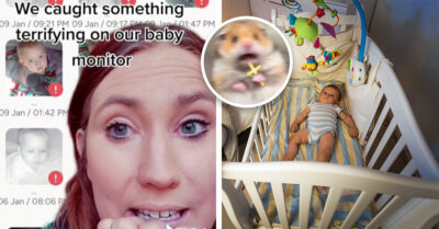 Captó a un terrorífico fantasma con el monitor de su bebé