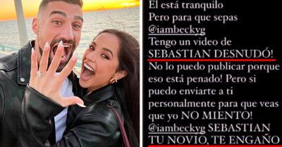Novio de Becky G es acusado de infidelidad a meses de haberse comprometido