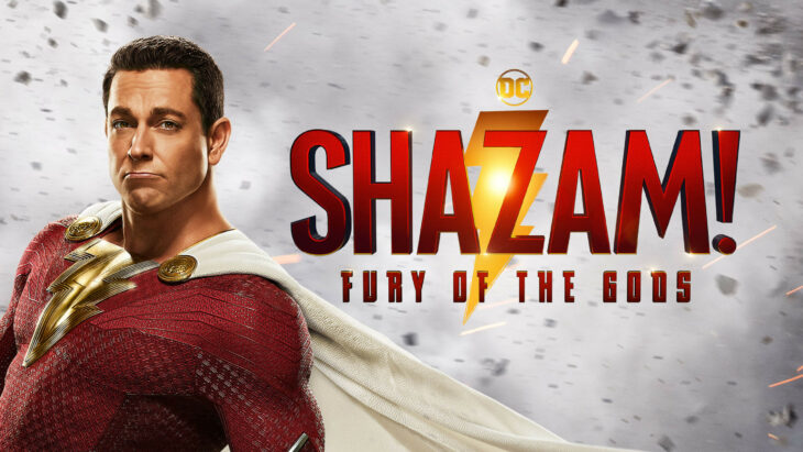 FLYER DE LA PELÍCULA SHAZAM FURIA DE LOS DIOSES 