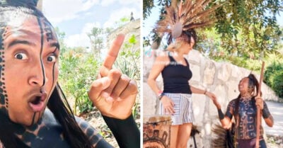 Turistas se quedan encantados con un hombre maya que habla 4 idiomas