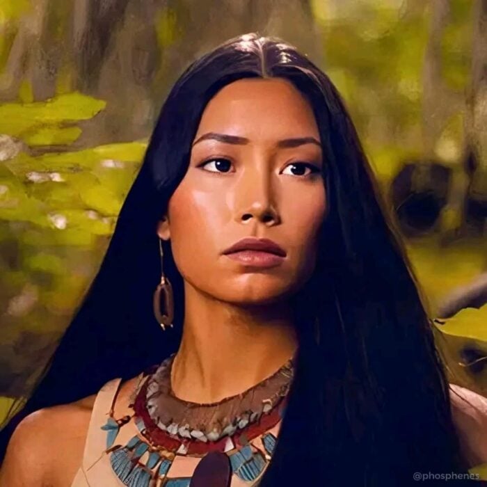 Pocahontas segun la IA