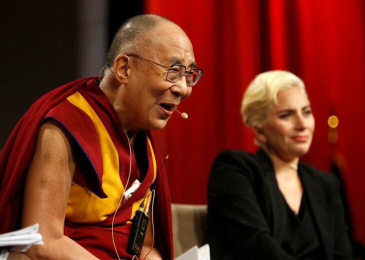 Dalái Lama y Lady Gaga