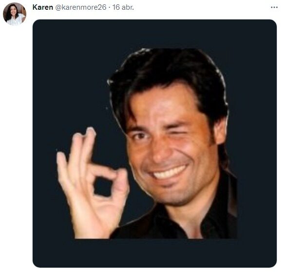 sticker de ok de Chayanne