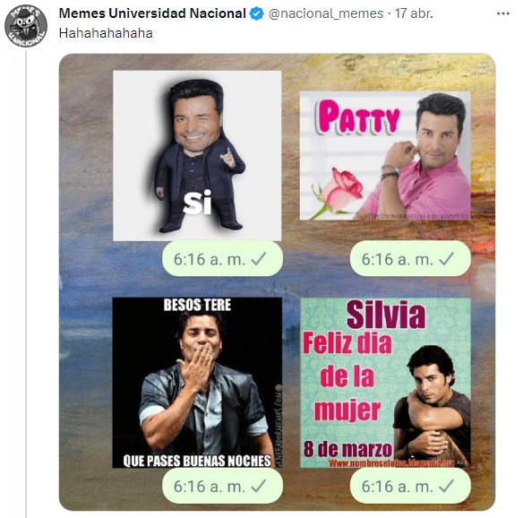 sticker de chayanne con nombres de mujeres 