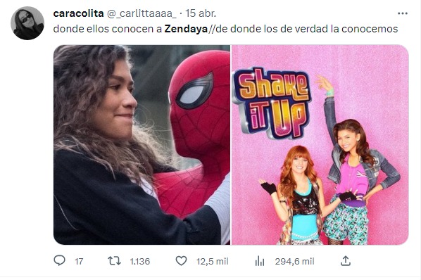 meme de zendaya por concierto de Coachella 