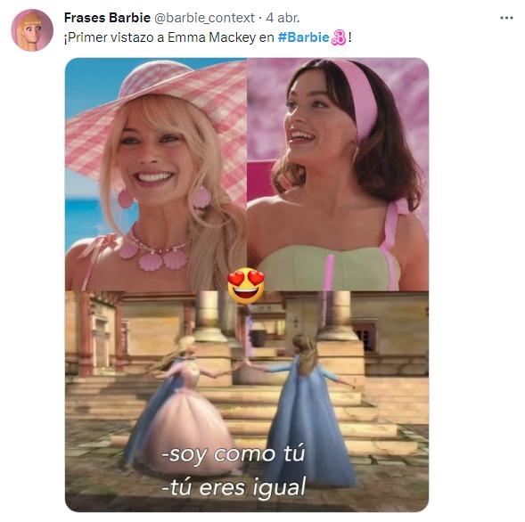 meme barbie soy como tu y tu como yo 