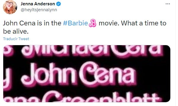 captura de los créditos de Barbie