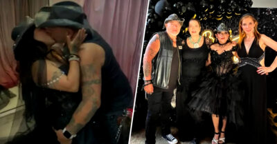 Carlos Trejo y Mery Rodriguez se casan en una peculiar boda negra