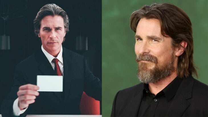 Christian Bale comparación viejo y joven 