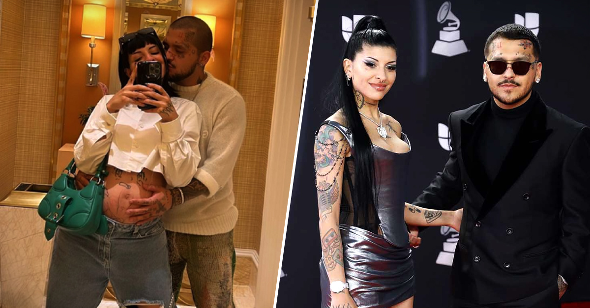 Christian Nodal and Cazzu show off their pregnancy for the first time