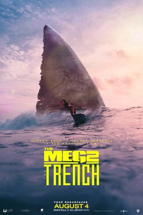 póster oficial de la cinta Meg2: Trench 