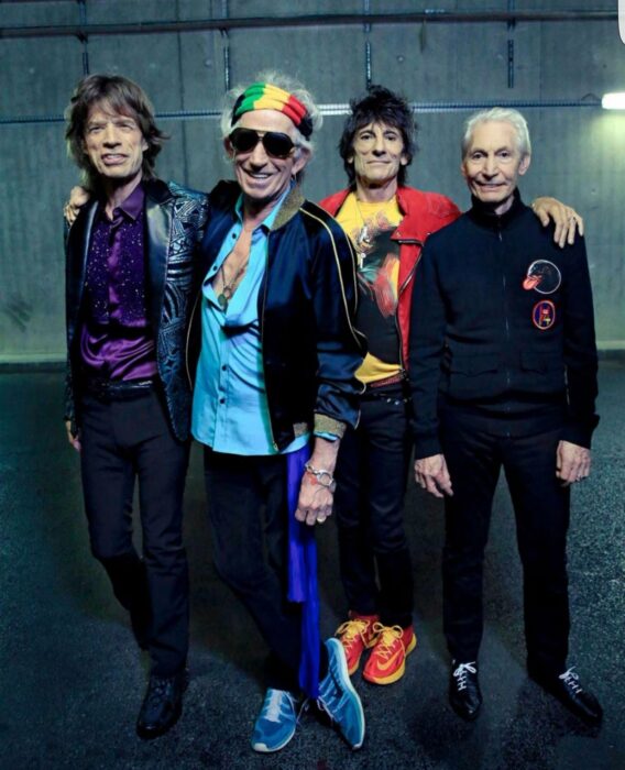 Fotografía de la banda Rolling Stones 