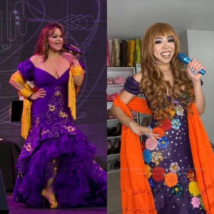 Yeri Mua disfrazada de Jenni Rivera